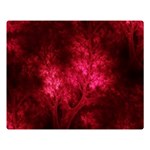 Artsy Red Trees Double Sided Flano Blanket (Large)  Blanket Back