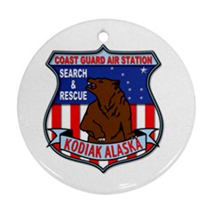 Coast Guard Air Station Kodiak Us Coast Guard Ornament (round) by Bigfootshirtshop