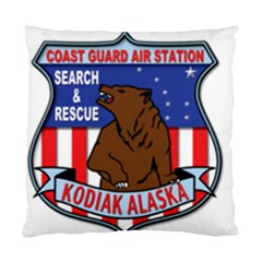 Coast Guard Air Station Kodiak Us Coast Guard Standard Cushion Case (one Side) by Bigfootshirtshop