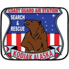 Coast Guard Air Station Kodiak Us Coast Guard Double Sided Fleece Blanket (mini)  by Bigfootshirtshop