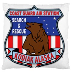 Coast Guard Air Station Kodiak Us Coast Guard Standard Flano Cushion Case (two Sides) by Bigfootshirtshop