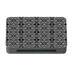 Black And White Ethnic Pattern Memory Card Reader With Cf by dflcprints