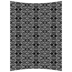 Black And White Ethnic Pattern Back Support Cushion