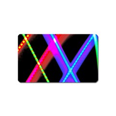 Xmas Light Paintings Magnet (name Card) by Celenk