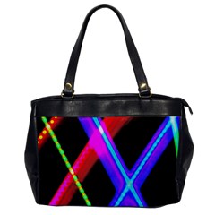 Xmas Light Paintings Office Handbags by Celenk