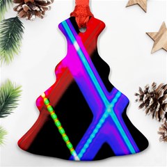 Xmas Light Paintings Ornament (christmas Tree)  by Celenk