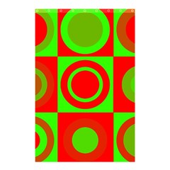 Redg Reen Christmas Background Shower Curtain 48  X 72  (small)  by Celenk