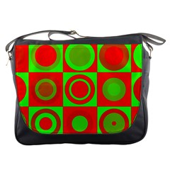 Redg Reen Christmas Background Messenger Bags by Celenk