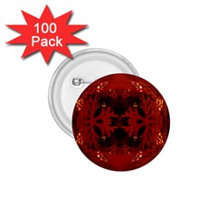 Red Abstract 1 75  Buttons (100 Pack)  by Celenk