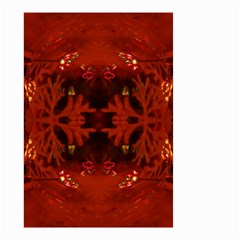 Red Abstract Small Garden Flag (two Sides) by Celenk