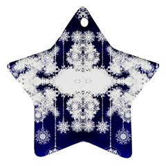 The Effect Of Light  Very Vivid Colours  Fragment Frame Pattern Ornament (star) by Celenk