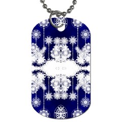 The Effect Of Light  Very Vivid Colours  Fragment Frame Pattern Dog Tag (two Sides) by Celenk