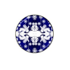 The Effect Of Light  Very Vivid Colours  Fragment Frame Pattern Hat Clip Ball Marker by Celenk