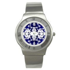 The Effect Of Light  Very Vivid Colours  Fragment Frame Pattern Stainless Steel Watch by Celenk