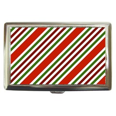 Christmas Color Stripes Cigarette Money Cases by Celenk