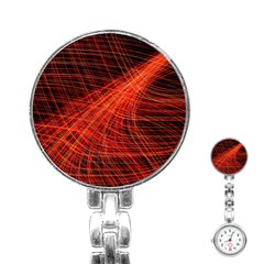 A Christmas Light Painting Stainless Steel Nurses Watch by Celenk