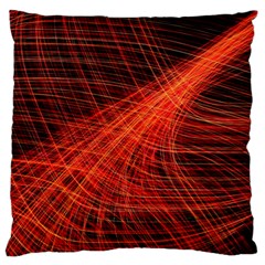 A Christmas Light Painting Large Flano Cushion Case (one Side) by Celenk