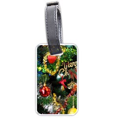 Decoration Christmas Celebration Gold Luggage Tags (one Side)  by Celenk