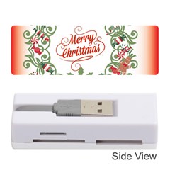 Merry Christmas Wreath Memory Card Reader (stick)  by Celenk