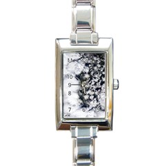 Earth Right Now Rectangle Italian Charm Watch by Celenk