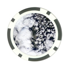 Earth Right Now Poker Chip Card Guard by Celenk