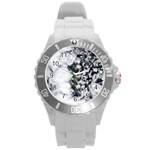 Earth Right Now Round Plastic Sport Watch (L) Front