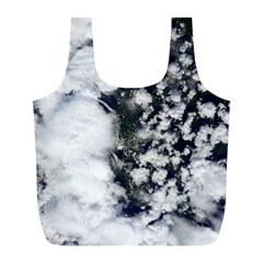 Earth Right Now Full Print Recycle Bags (l)  by Celenk