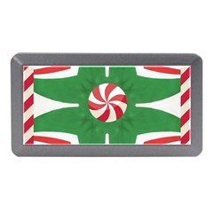 Candy Cane Kaleidoscope Memory Card Reader (mini) by Celenk