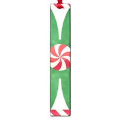 Candy Cane Kaleidoscope Large Book Marks by Celenk