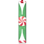 Candy Cane Kaleidoscope Large Book Marks Front