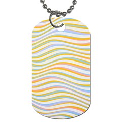 Art Abstract Colorful Colors Dog Tag (one Side) by Celenk