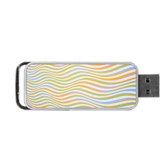 Art Abstract Colorful Colors Portable Usb Flash (two Sides) by Celenk