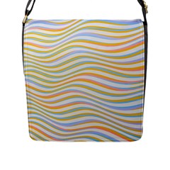 Art Abstract Colorful Colors Flap Messenger Bag (l)  by Celenk