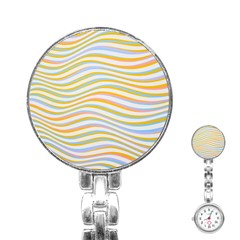 Art Abstract Colorful Colors Stainless Steel Nurses Watch by Celenk