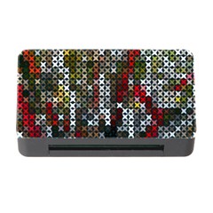 Christmas Cross Stitch Background Memory Card Reader With Cf