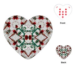 Christmas Paper Playing Cards (heart)  by Celenk