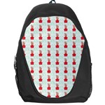 At On Christmas Present Background Backpack Bag Front