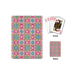 Christmas Wallpaper Playing Cards (mini)  by Celenk