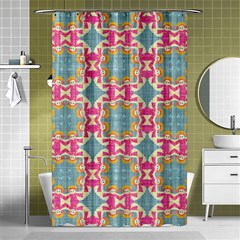 Christmas Wallpaper Shower Curtain 48  X 72  (small)  by Celenk