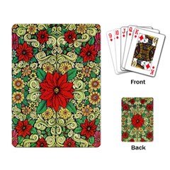 Calsidyrose Groovy Christmas Playing Card by Celenk