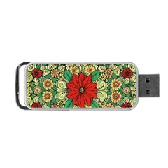 Calsidyrose Groovy Christmas Portable Usb Flash (two Sides) by Celenk