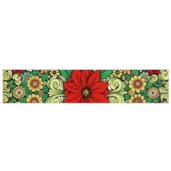 Calsidyrose Groovy Christmas Small Flano Scarf by Celenk