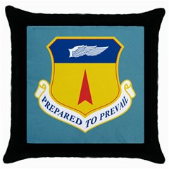 36th Wing Throw Pillow Case (black) by Bigfootshirtshop