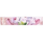 Wonderful Flowers, Soft Colors, Watercolor Large Flano Scarf  Front