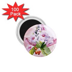 Wonderful Flowers, Soft Colors, Watercolor 1 75  Magnets (100 Pack)  by FantasyWorld7