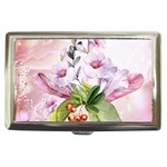 Wonderful Flowers, Soft Colors, Watercolor Cigarette Money Cases Front