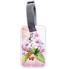 Wonderful Flowers, Soft Colors, Watercolor Luggage Tags (one Side)  by FantasyWorld7