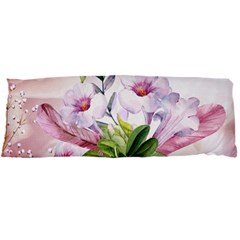 Wonderful Flowers, Soft Colors, Watercolor Body Pillow Case Dakimakura (two Sides) by FantasyWorld7