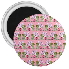 Floral Pattern 3  Magnets by SuperPatterns