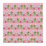 Floral Pattern Medium Glasses Cloth (2-Side) Front